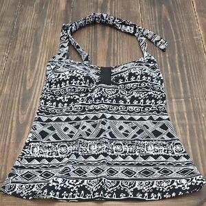 Simply Swim Halter Tankini Swim Top Size 10